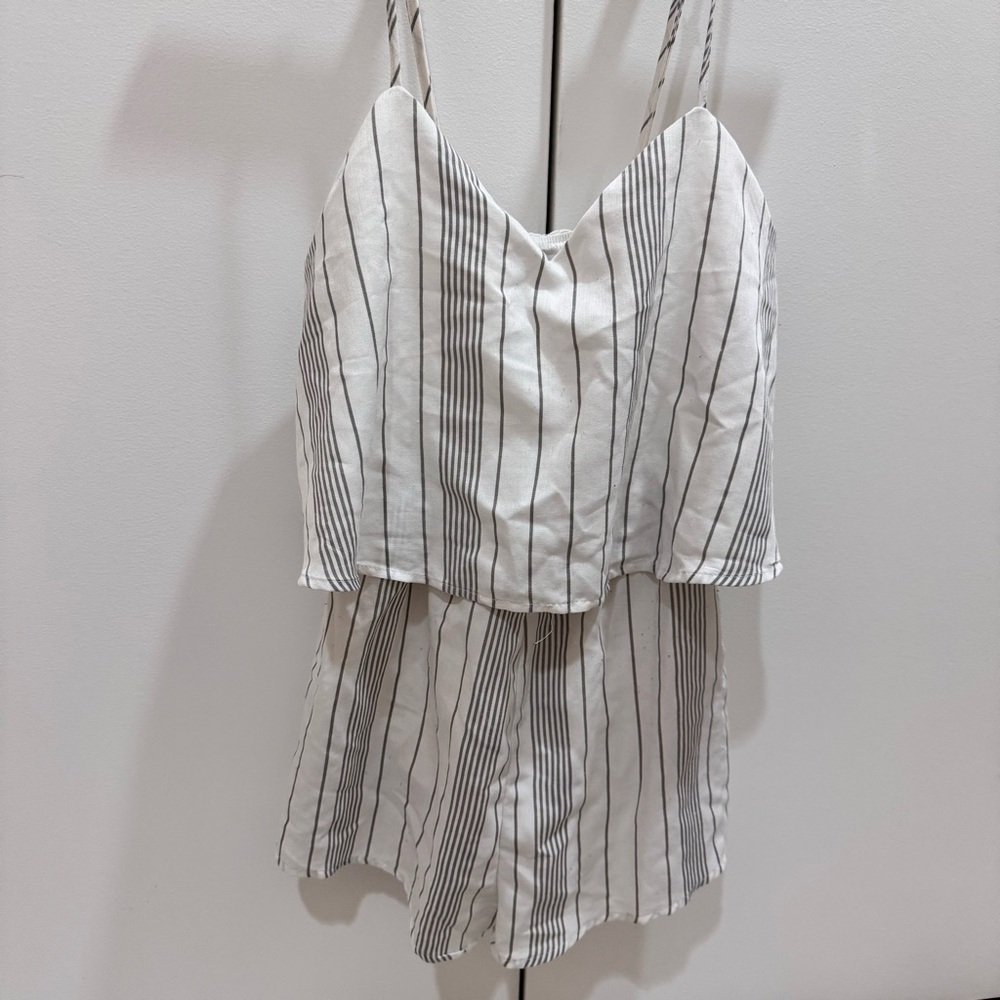 Tobi Striped Romper